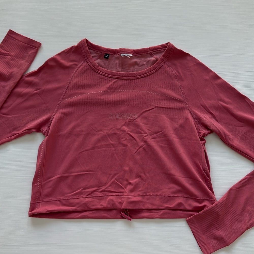 Gymshark Cropped Long Sleeve Top